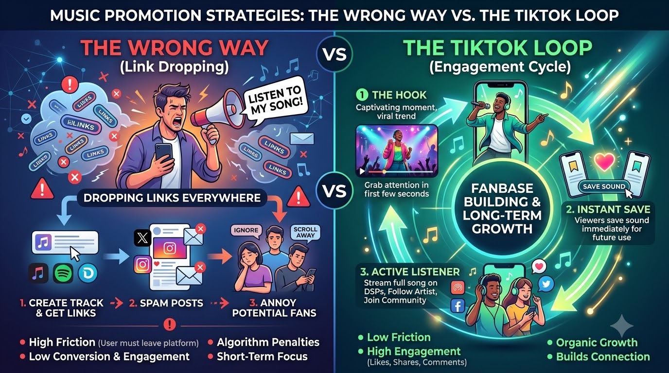 Music promotion strategy