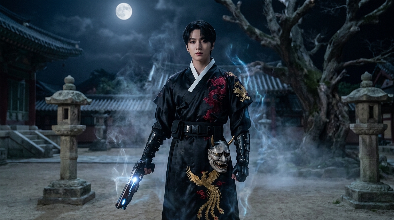 k pop demon hunters costume modern hanbok fusion styling